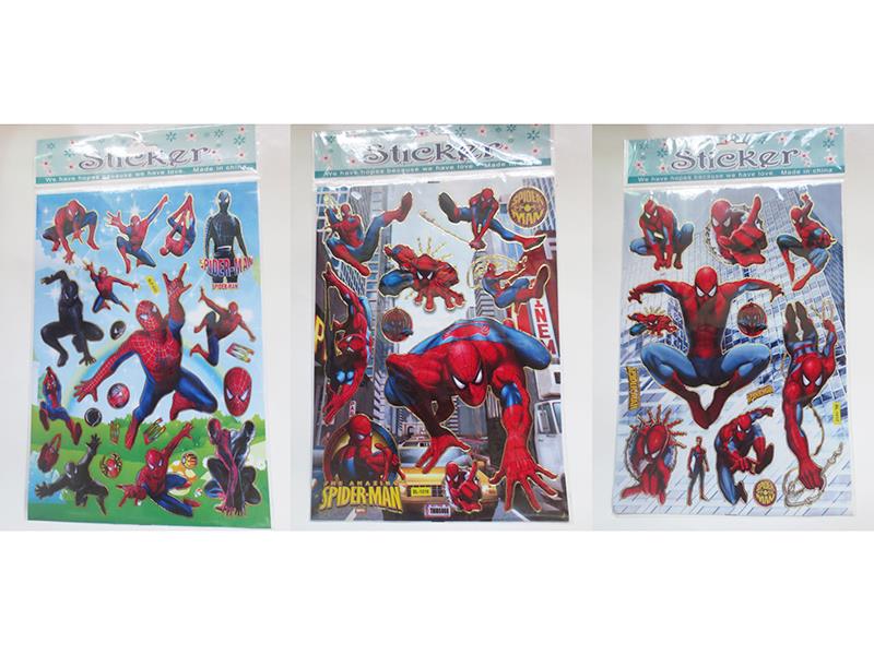 DIY Spider-Man Stickers