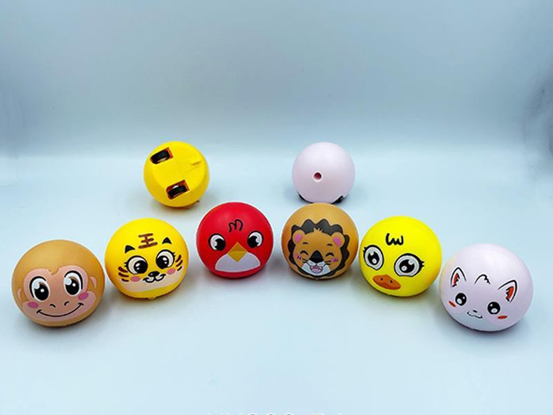 Pull Back Tumbler Ball Car Q Cute Animal Series 2