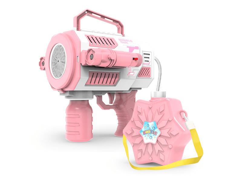 12-Hole Backpack Bubble Gun With Two Flashlights