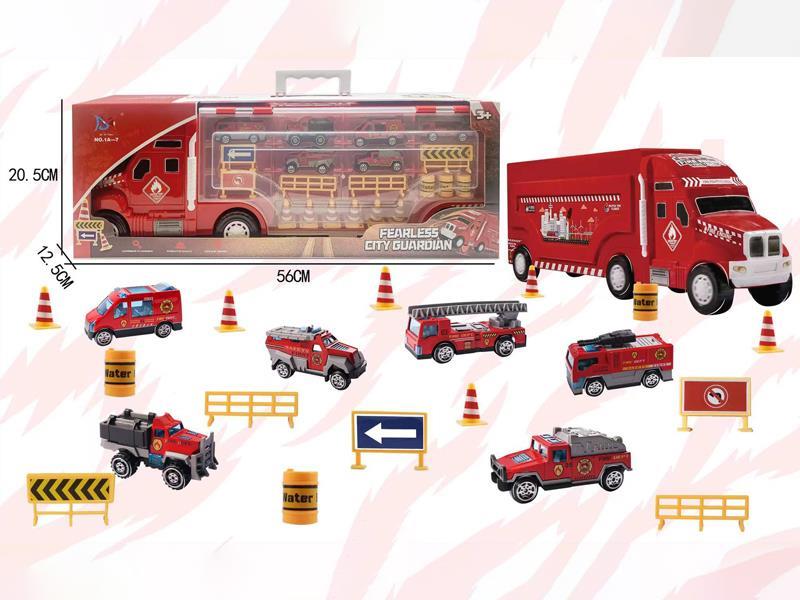 Slide Fire Tractor With Alloy Car