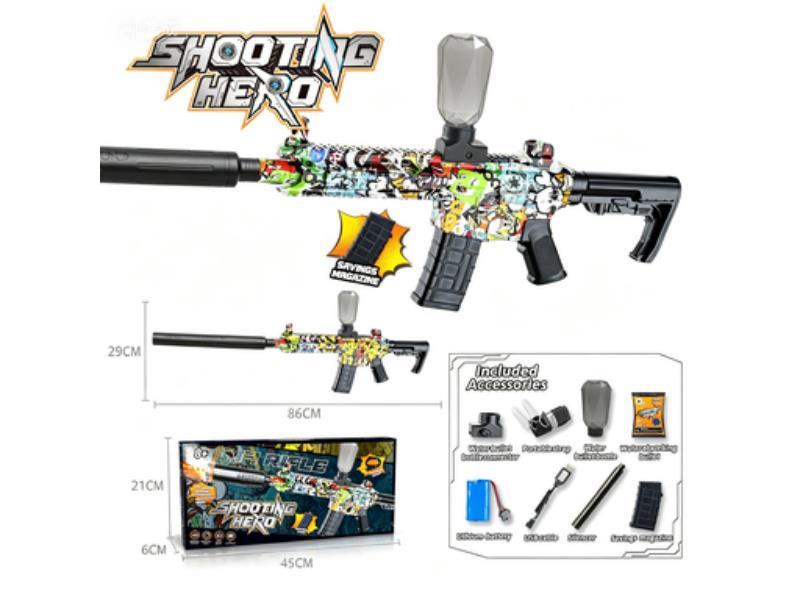 Medium M4 Viper Electric Water Bullet Gun High-Speed Continuous Firing Version