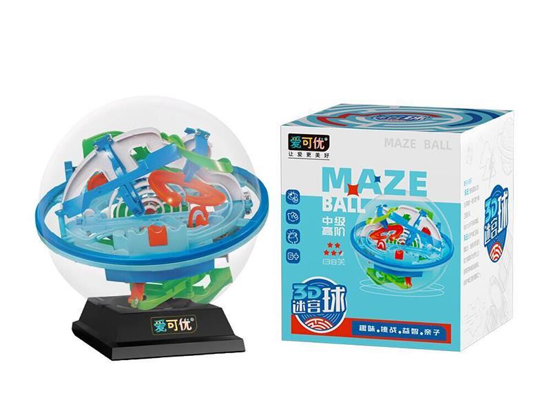 3D Maze Ball 138 Levels