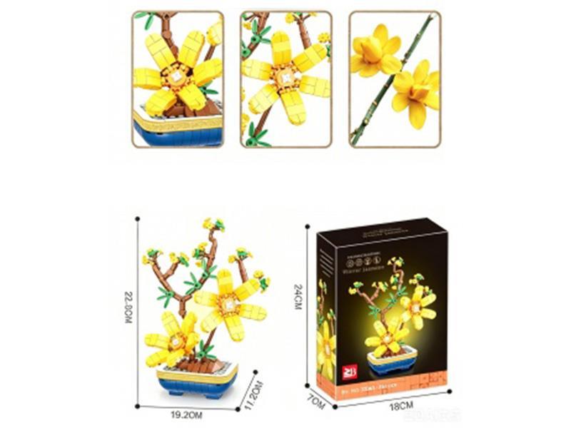 Building Blocks: 351 Pieces Winter Jasmine