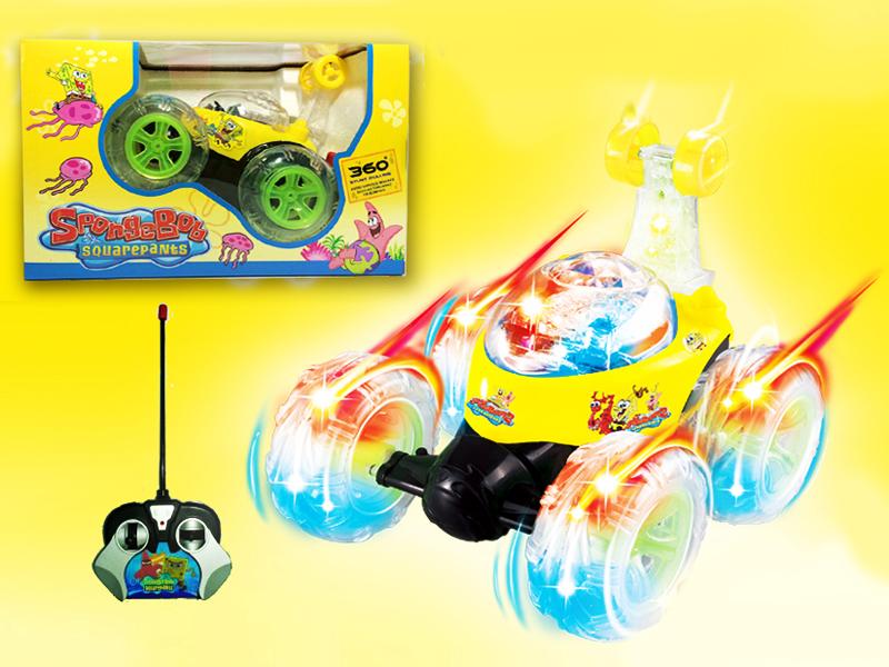 Spongebob 360 Degrees Rotation Dazzle Lamp 
Music Resistance To Fall 
Extra Large Tipping Bucket Stunt Car With Charge
