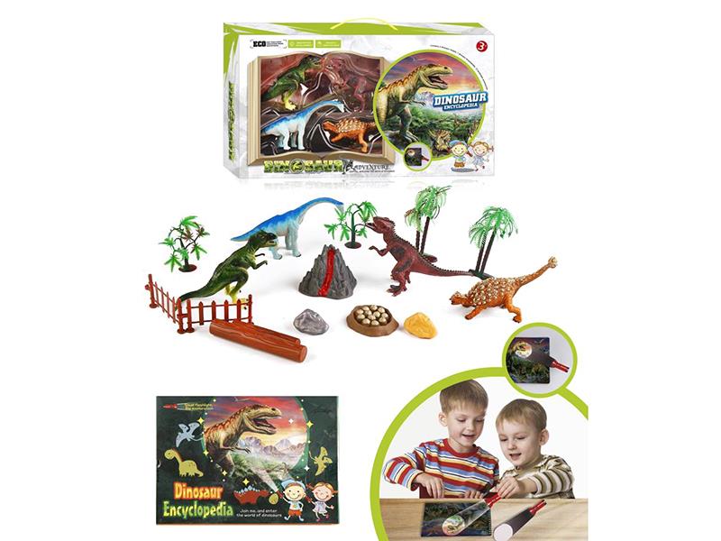 Children's Enlightenment Dinosaur Textbook Cognitive Set Toys