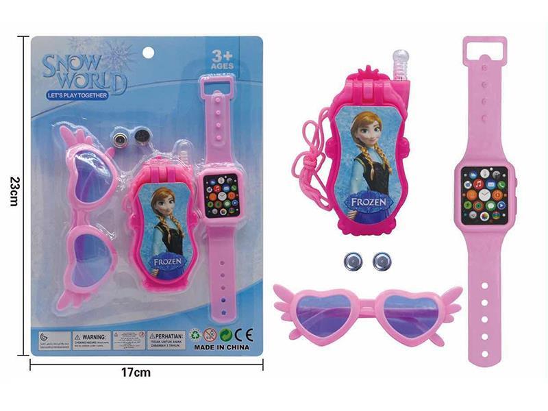 Frozen Crown Mobile Phone + Glasses + Watch