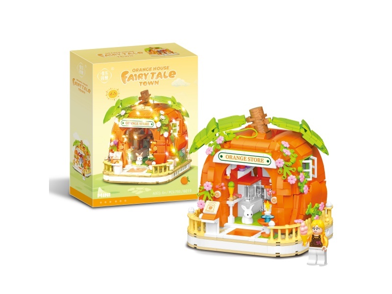 Orange House Building Blocks 793pcs