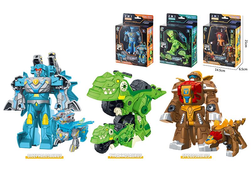 DIY Transformation Dinosaur Mecha Warrior Toy