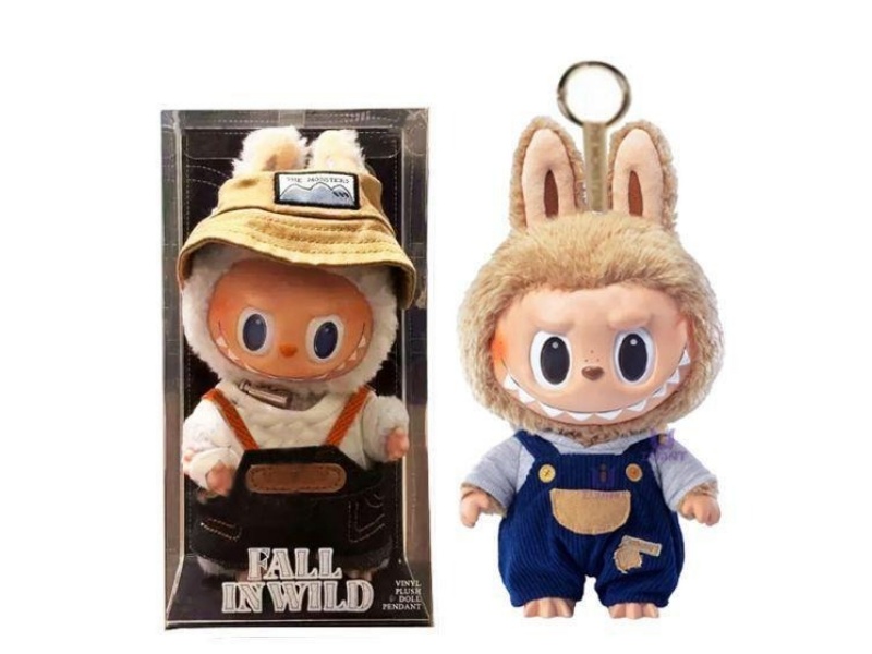 Eight-Inch Stuffed Rabbu With A Vinyl Face