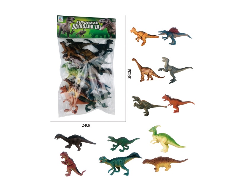 Pvc Simulation Dinosaur 12Pcs