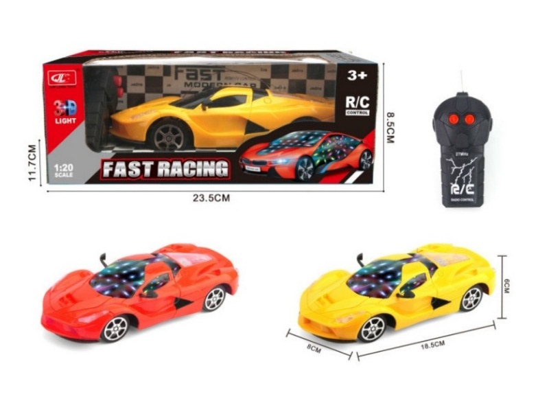 2-Channel  Ferrari Remote Control Car With 3D Light