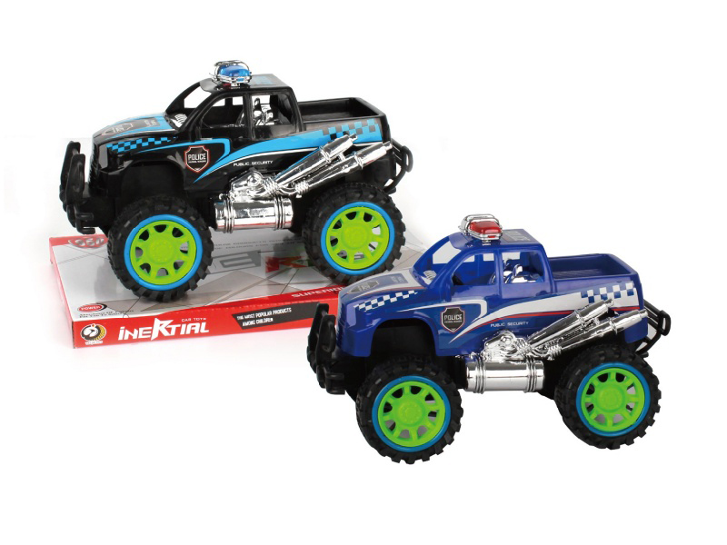 Friction Off-Road Police Car
