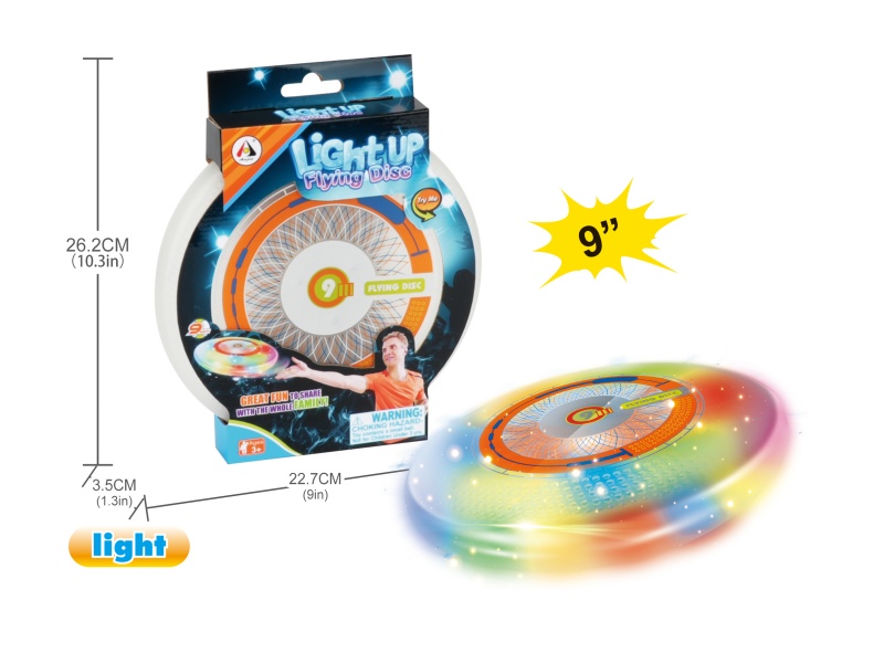 9" Light Frisbee