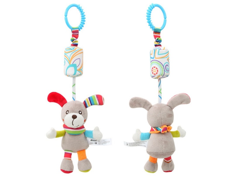 Baby Sound Puppy Plush Bell Pendant