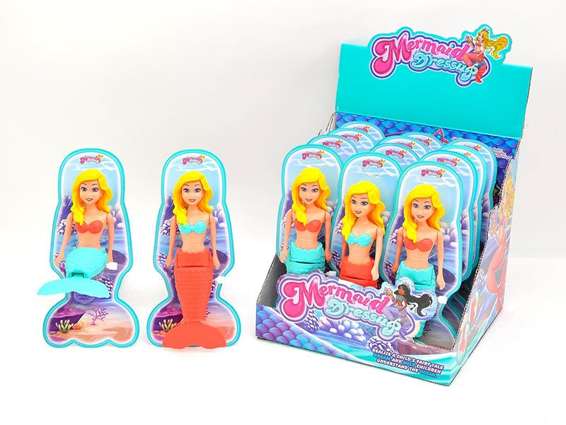 Wind Up Wag Tail Mermaid(7.5 Inch)12PCS