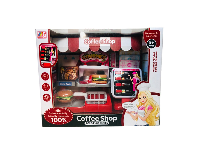 Cash Register Burger Shop