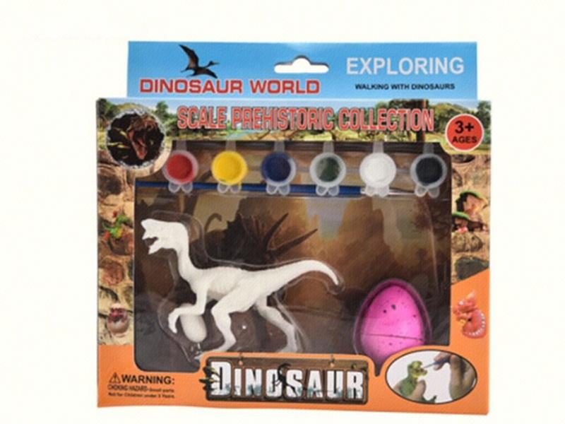 DIY Coloured Drawing Dinosaur Toys
