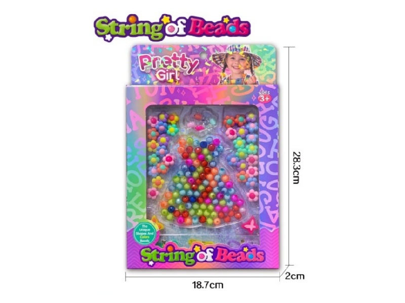 Dress Multi Color Beads, Double Color Beads Set