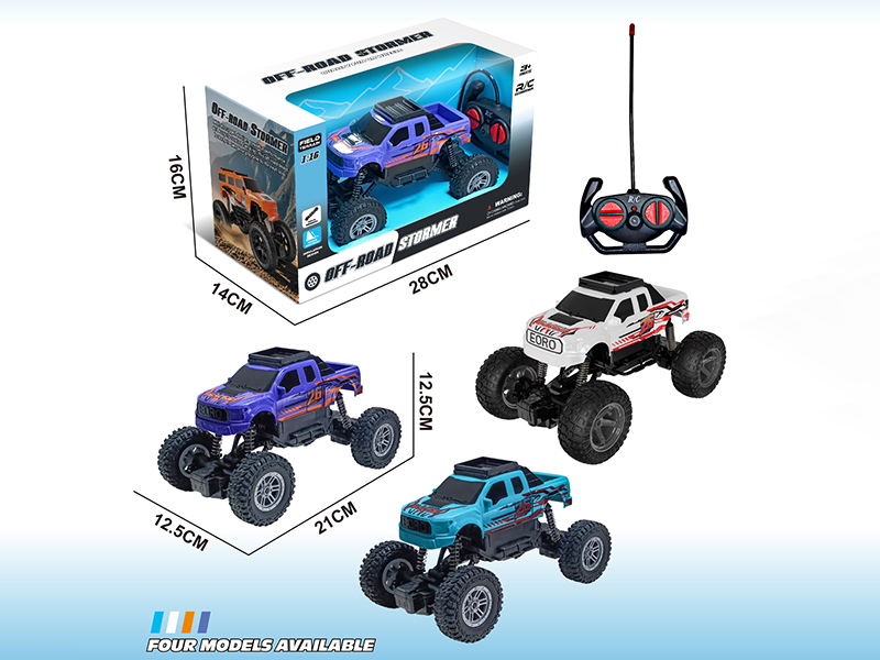 1:16 4-Channel Remote Control Pickup Cross-country Car(Not Included Battery)