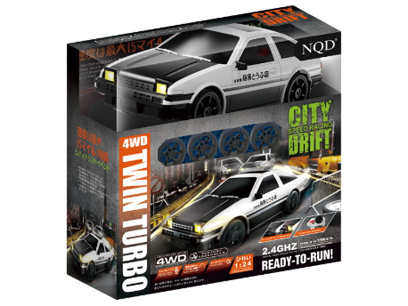 1:24 Remote Control 4WD High-Speed Car