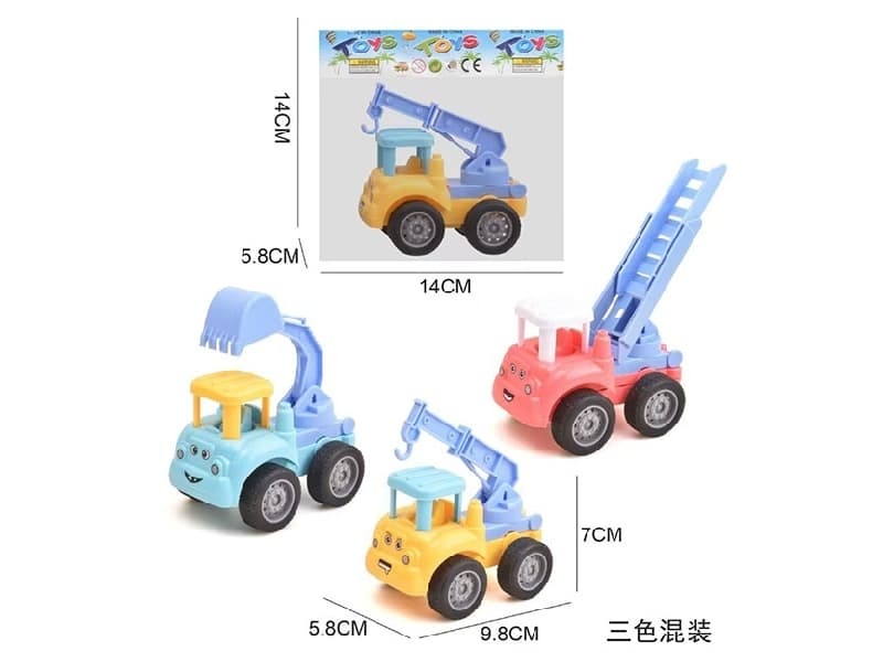 Cartoon Friction Shop Truck