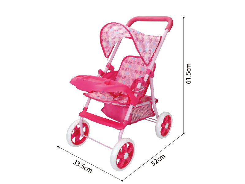 16-Tube Iron Trolley With Adjustable Seat Height + Dining Table