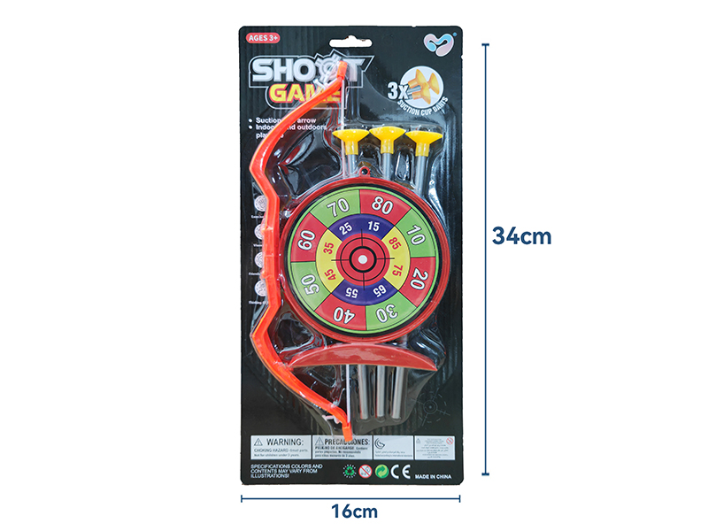 Bow And Arrow + Target Set