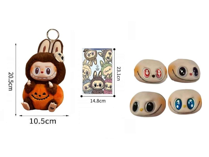 Rabbu Rubber Face Plush Doll