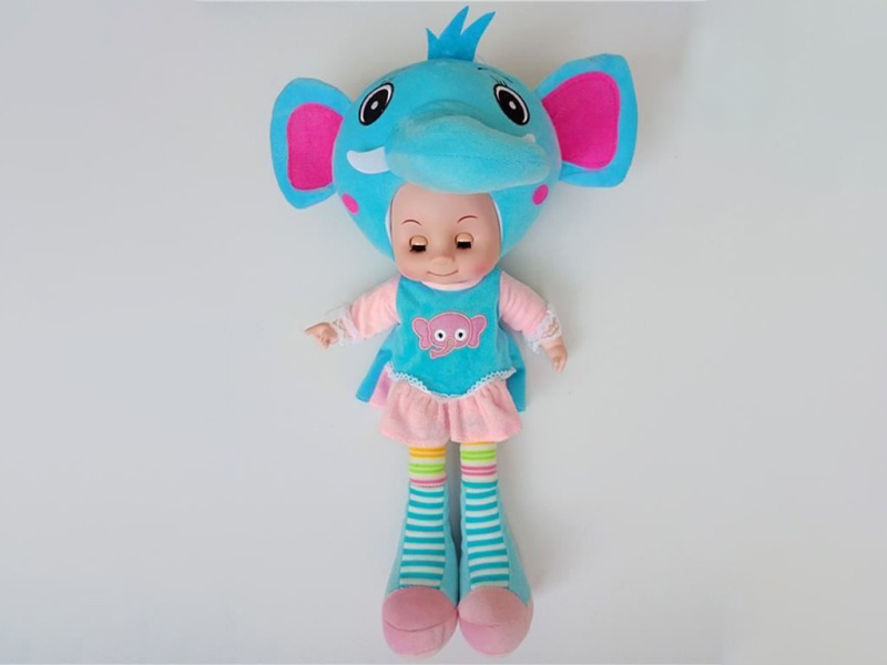 20-Inch Musical Elephant Doll