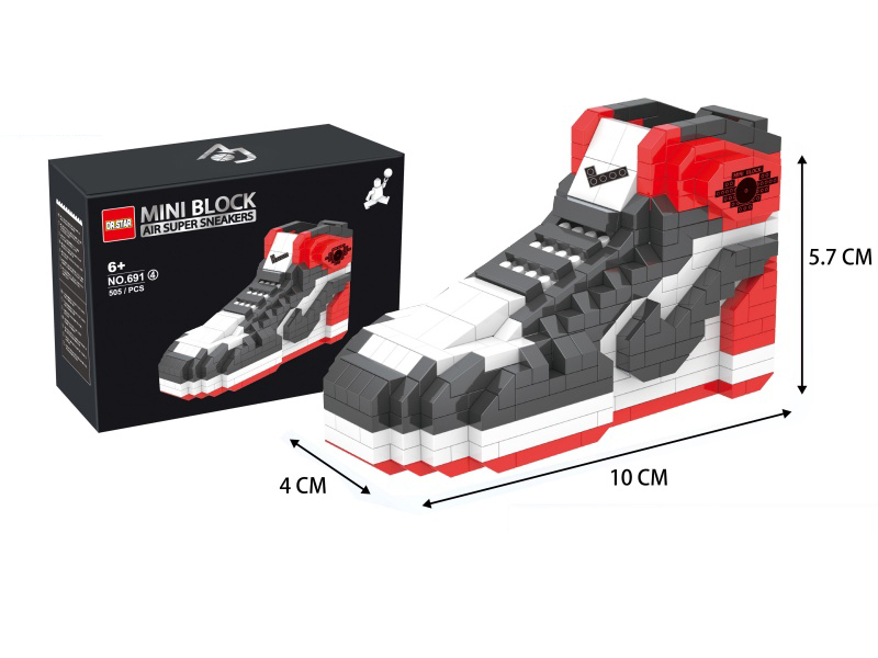 Mini Building Blocks Air Super Sneakers 505pcs