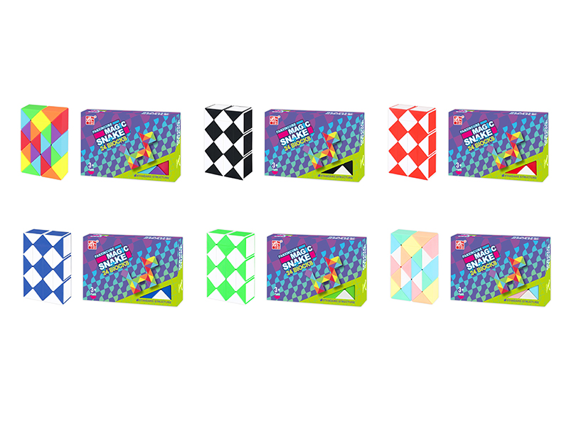 24 Blocks Rubik's Snake