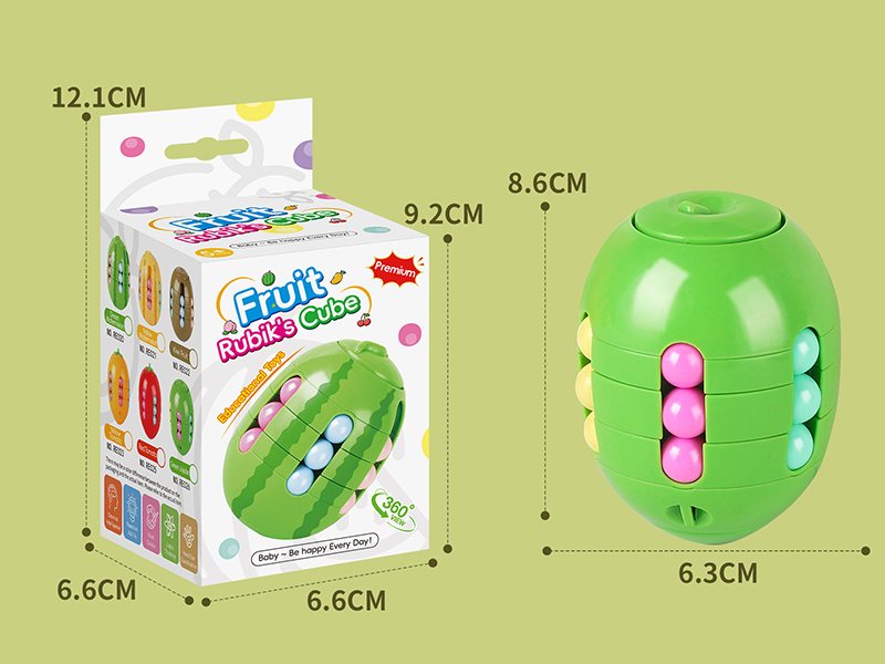 Fruit Rubik's Cube - Green Jujube