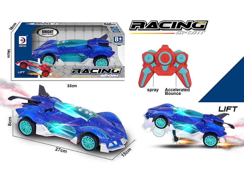 2.4G Remote Control Bounce Spray Car With Lights