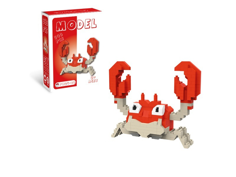 Pokemon Series - Big Pincer Crab Building Blocks 348 PCS