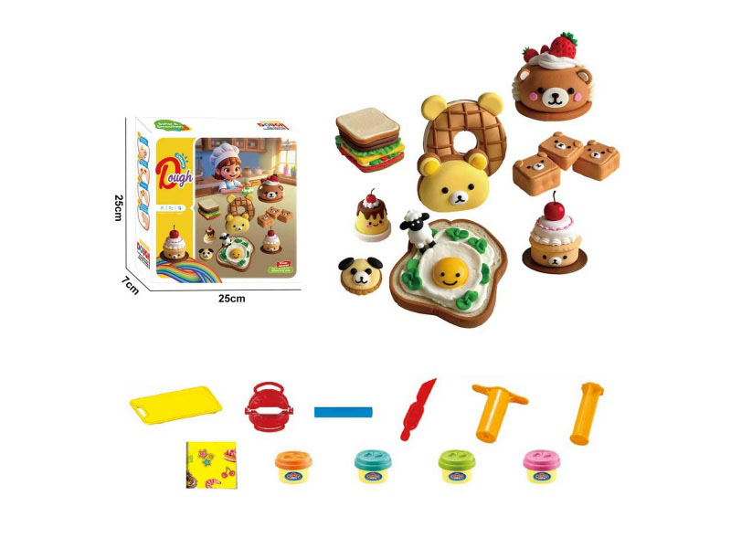 Wheat Clay House Play Colorful Clay Set