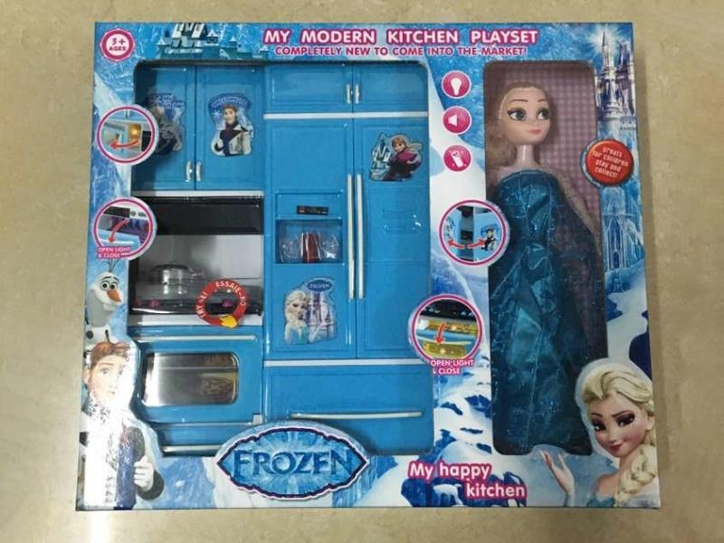 Ice Princess Series With Barbie (Lighting And Music With 3 Ag13 Electronic Tablets)