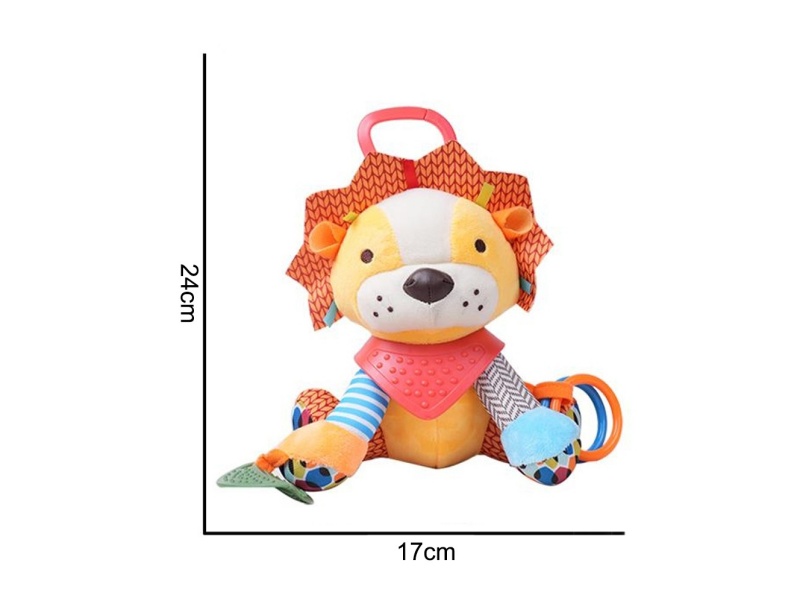 A Large Plush Lion Pendant