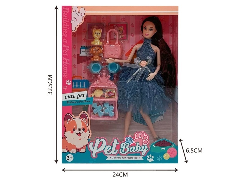 11.5 "Doll With Accessories