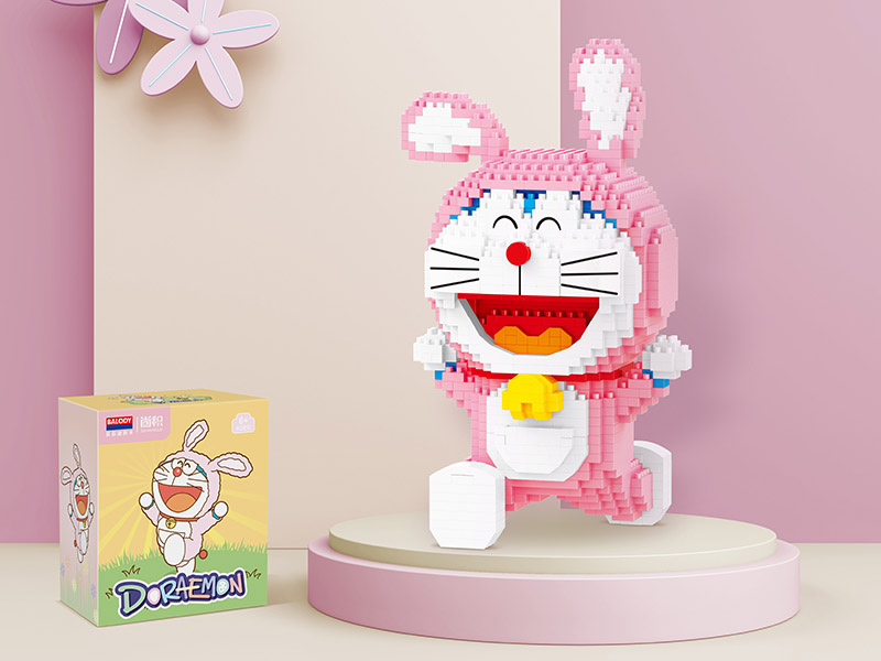 Rabbit Doraemon Microparticle Building Blocks(979pcs)