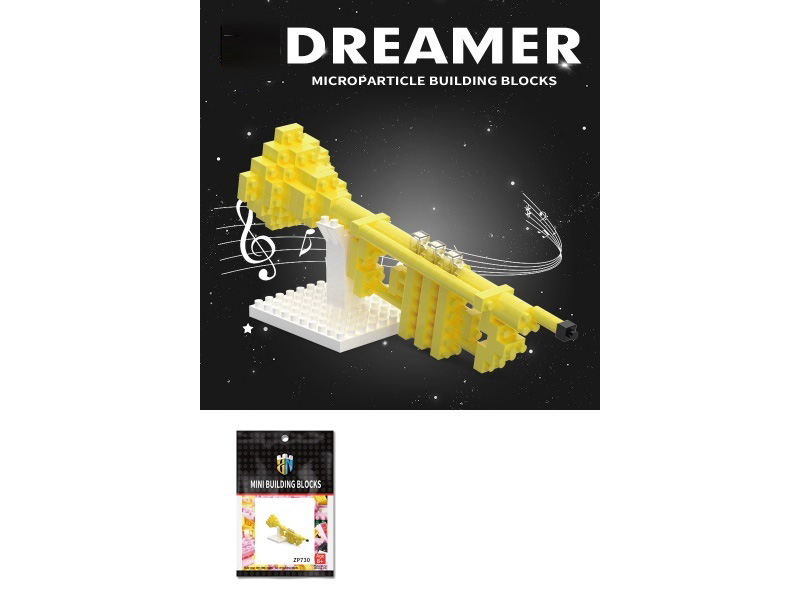 Instrument Series Building Blocks 108 PCS Of Western-Style Pipes