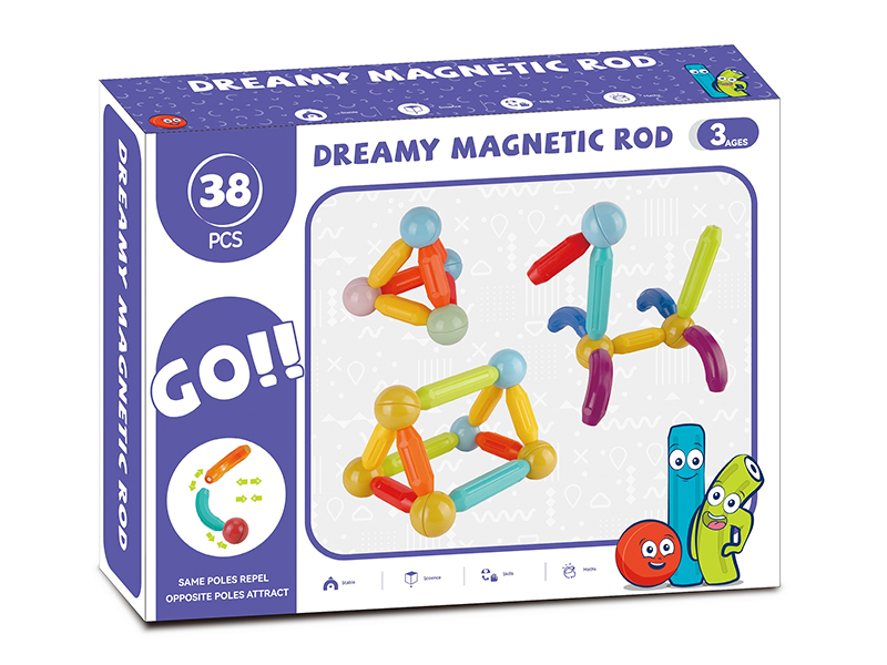 Magnetic Sticks Building Blocks 38pcs