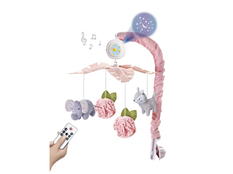 Light Projection Bedside Bell With Remote Controller