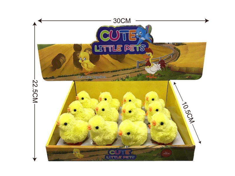 12 PCS Wind Up Chicks