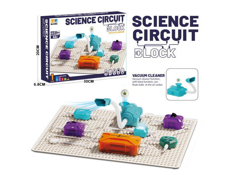 Circuit Building Blocks: Vacuum Cleaner + Indicator Light