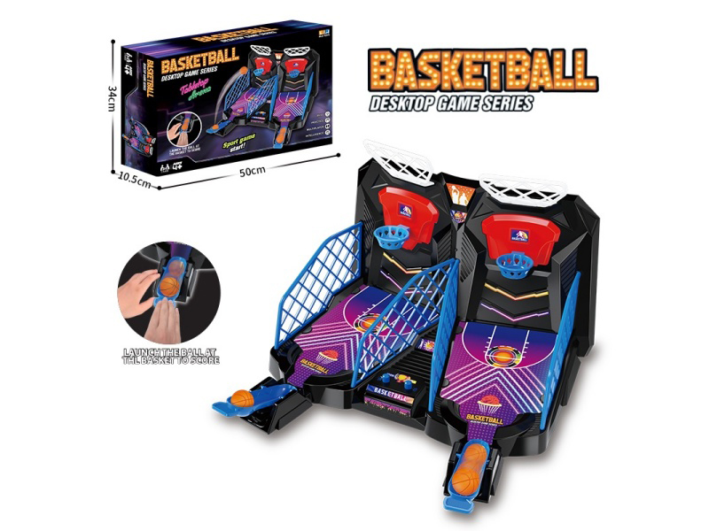 Two-Player Basketball Desktop Game With 4 Balls