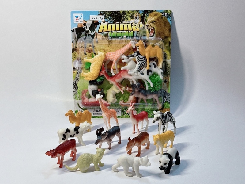Pvc Simulation Wild Animals 18Pcs