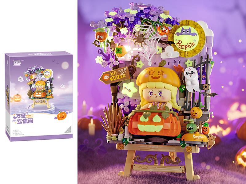 Halloween 3D Picture Building Blocks 621pcs