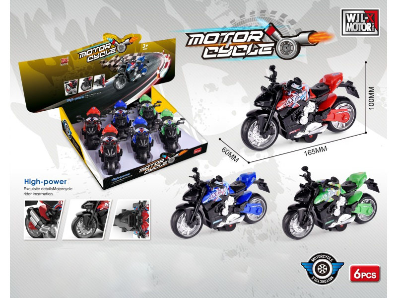 1:12 Recoil Motorcycle (6Pcs)