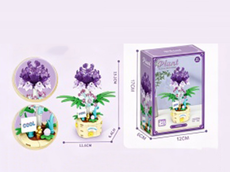 Building Blocks: 162 Pieces Lavender