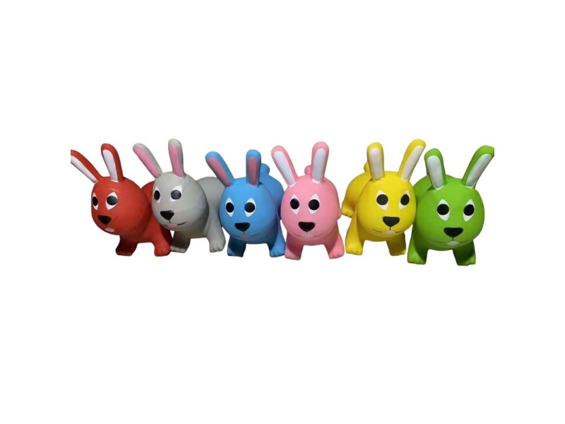 Inflatable Painted Rabbit Mix With Flash Music